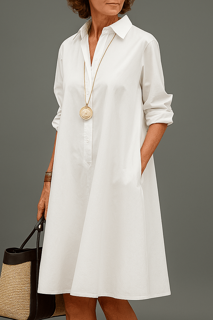 Waltraud - Elegant Premium Midi Dress for a Timeless Style