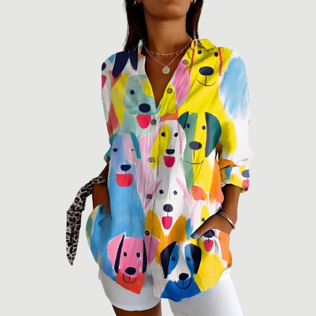 Shela™- Printed Blouse