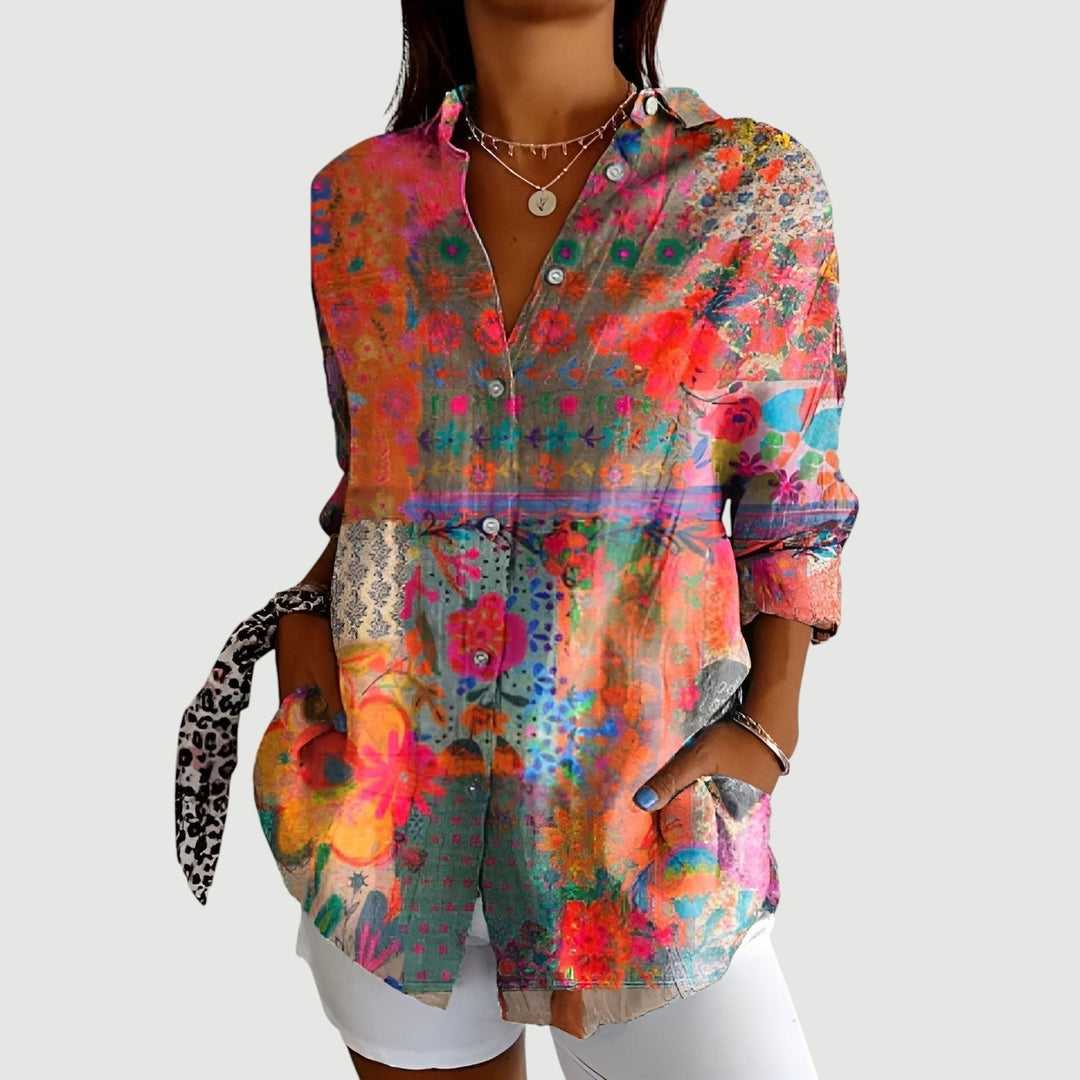 Dominique™ - Printed Blouse