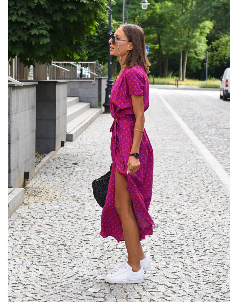 Charlotte - Elegant Women's Split Hem Dress