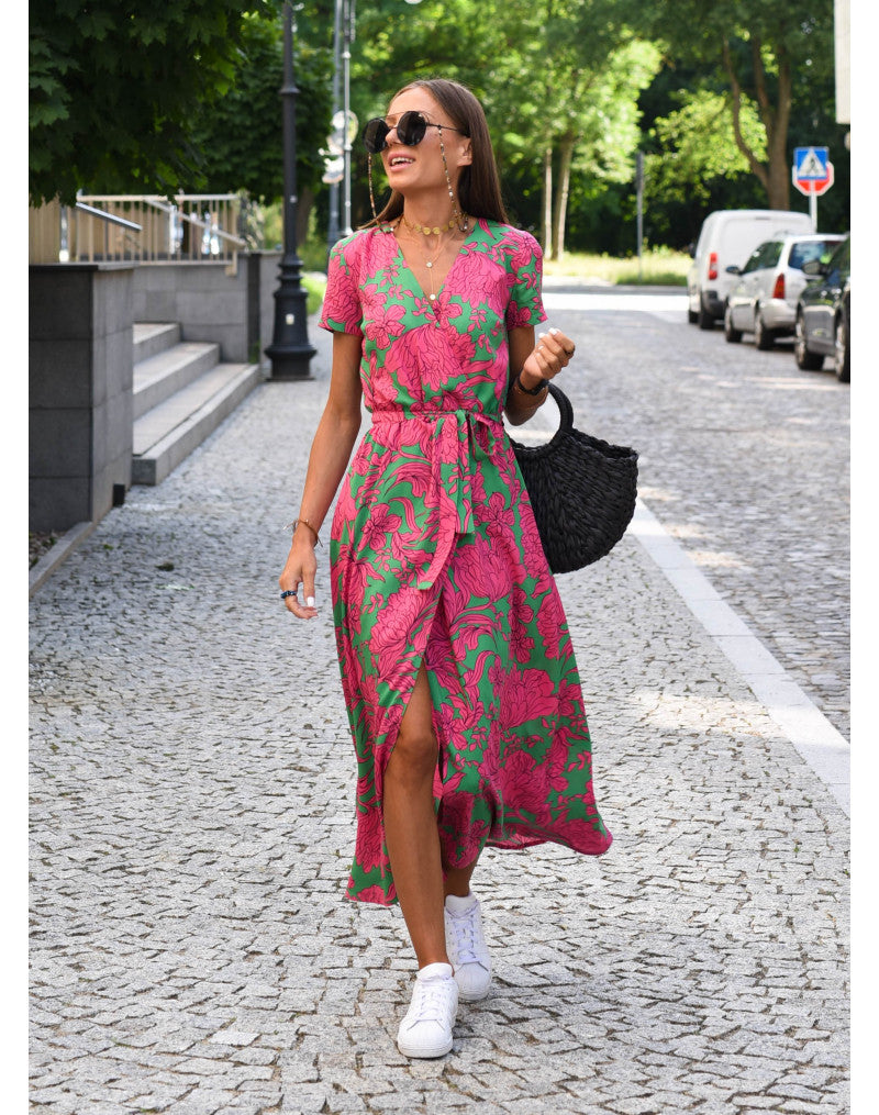 Charlotte - Elegant Women's Split Hem Dress